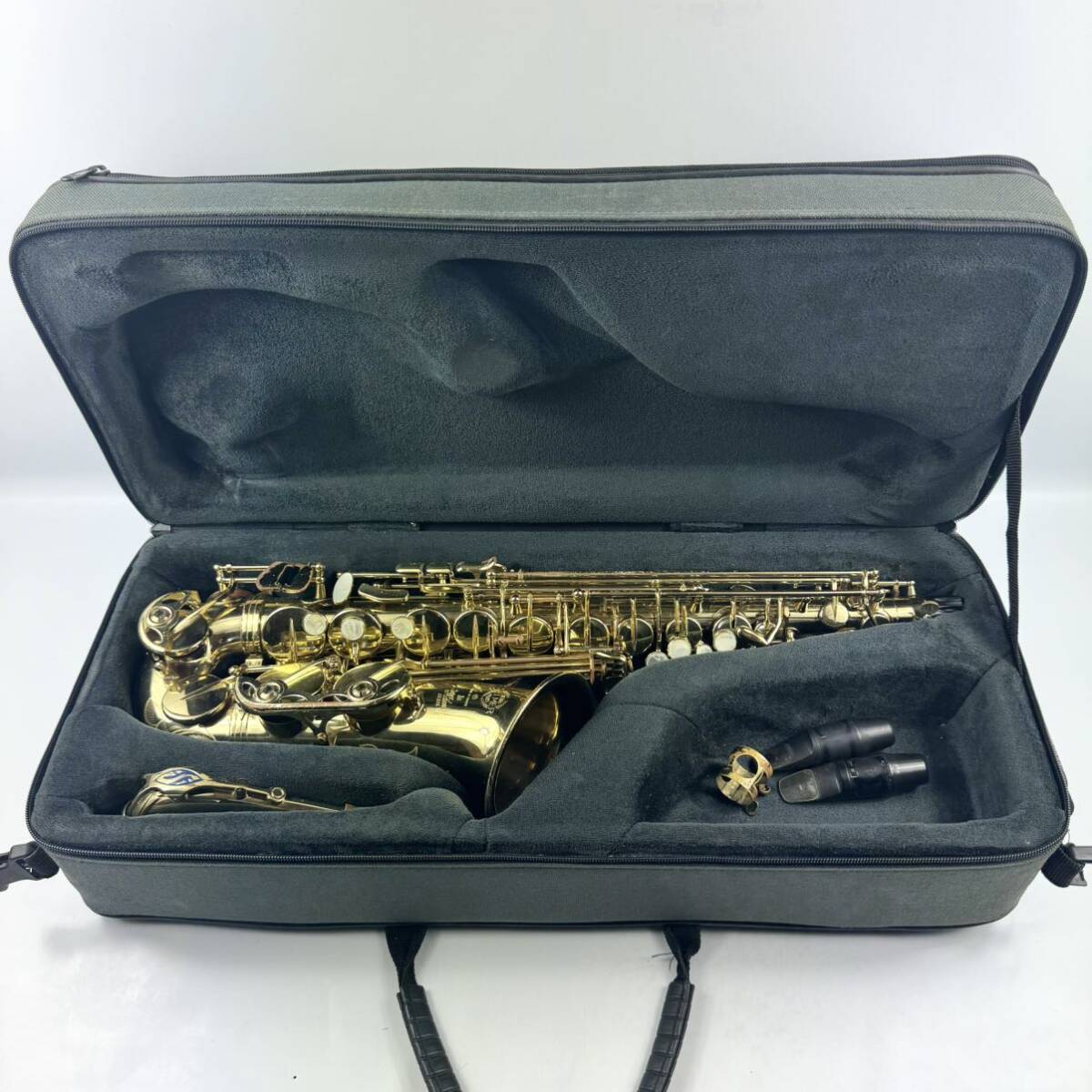 HENRI SELMER PARIS 80 Super Action SERIE II cell ma- alto saxophone case attaching wind instruments wind instrumental music 