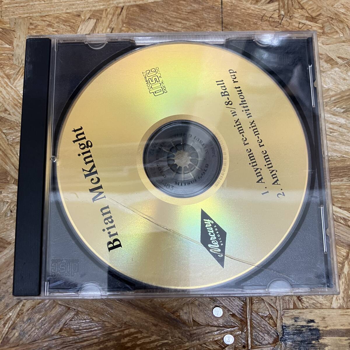 ◎!!! HIPHOP,R&B BRIAN MCKNIGHT - ANYTIME REMIX シングル CD 中古品_画像1