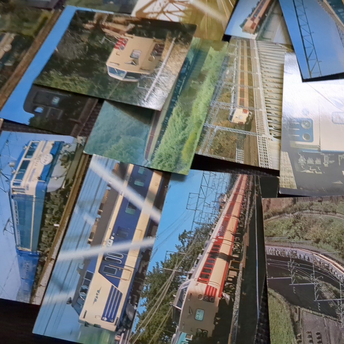  Showa Retro railroad train card trading card photograph Special sudden .... Special sudden .... Special sudden Sakura EF80 etc. approximately 45 sheets 