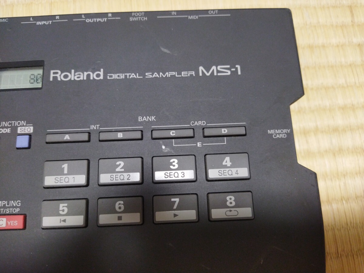 【動作品】『Roland MS-1 Digital Sampler』サンプラー ローランドの画像3