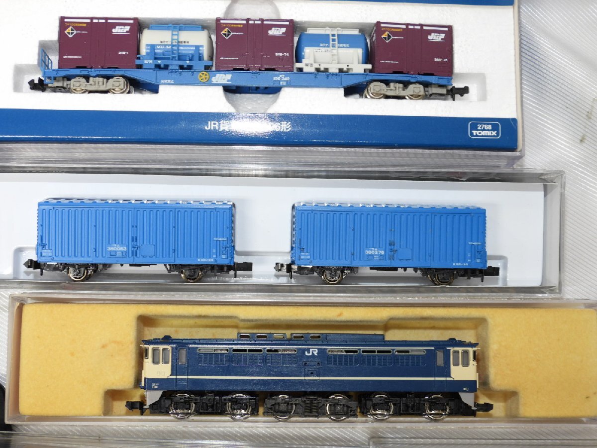 D51蒸気機関車+ＥＦ65+トキ・ワム・タキ・ヨなど貨車17両 セット！！_画像2