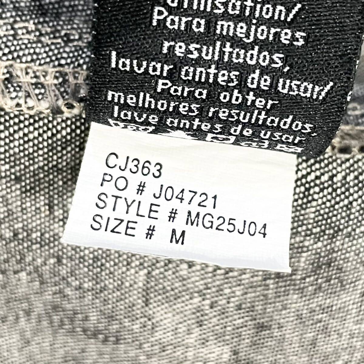 【名作】Calvin Klein jeans カルバンクライン ジーンズ　デニムジャケット　ジージャン　Mサイズ　スカル　薄手　テーラードジャケット　_画像9