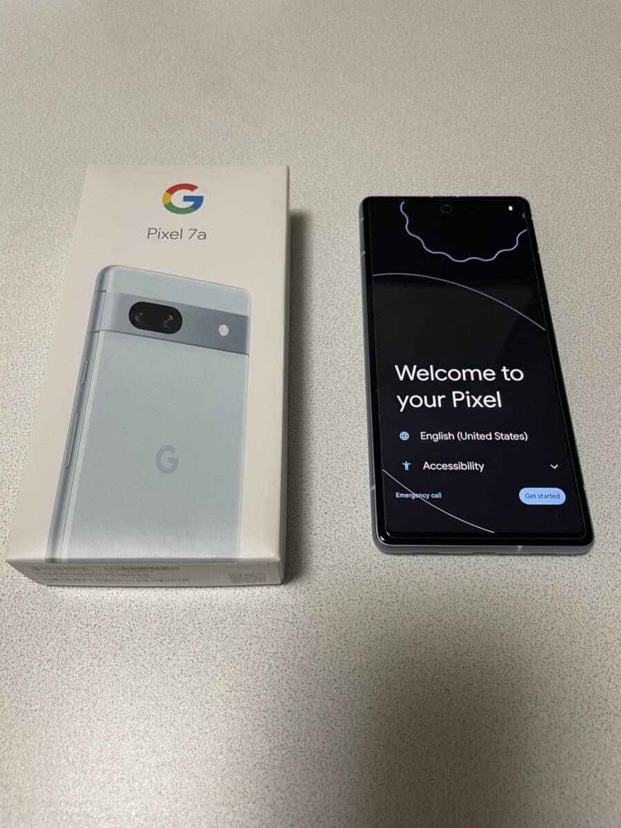 google pixel7a 美品　uq 128GB_画像1