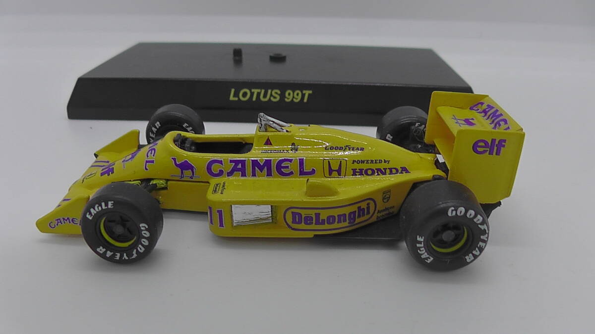 京商　１/64　F1　ロータス　ホンダ　99T　中嶋悟　キャメル　タバコ　仕様　F1　ミニカー　LOTUS　HONDA_画像3