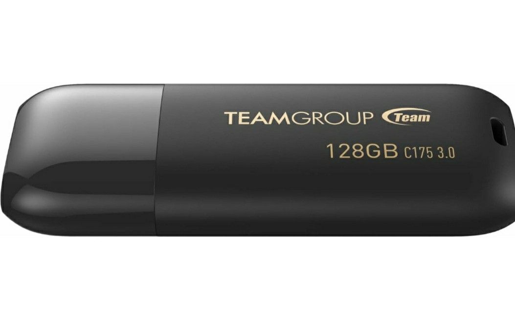 Team USBメモリ 128GB USB3.1 / USB 3.0 キャップ型 指紋が付きにくい特殊加工 正規品 
