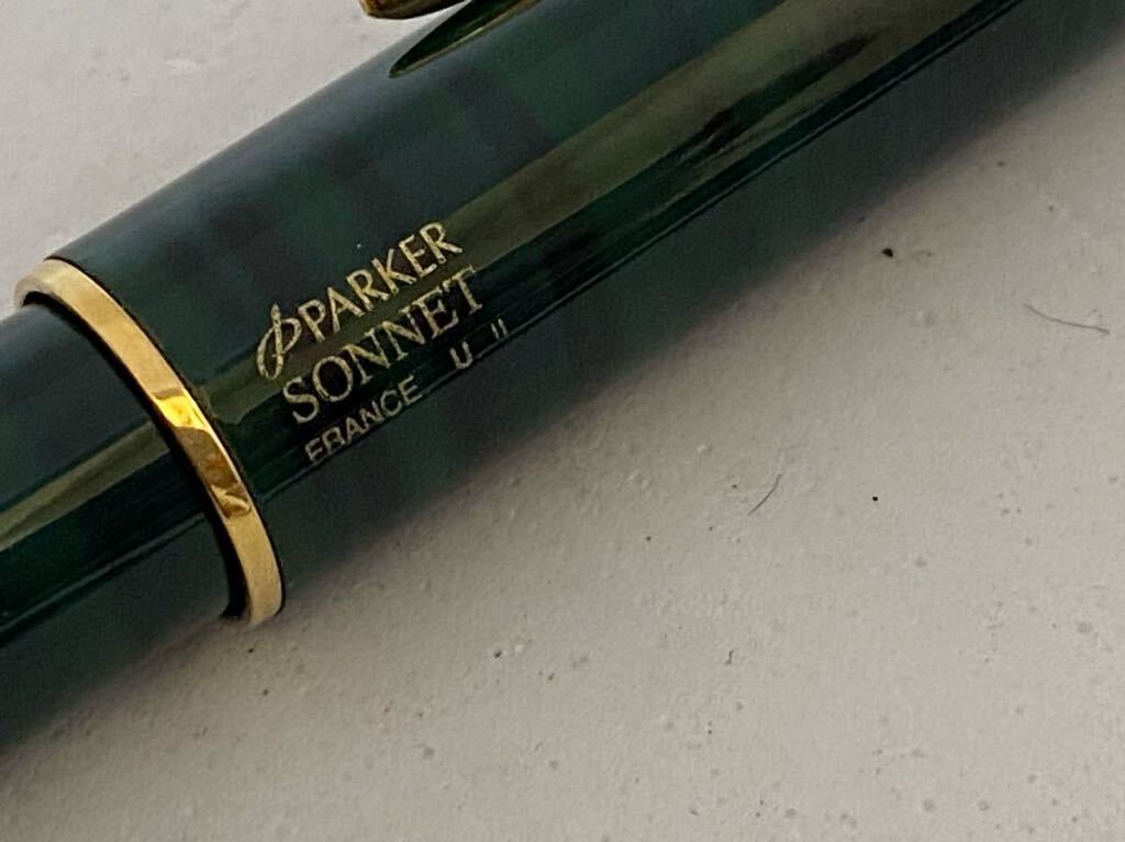 1 jpy start PARKER Parker fountain pen writing implements stationery green ballpen pen .SONNETso net 