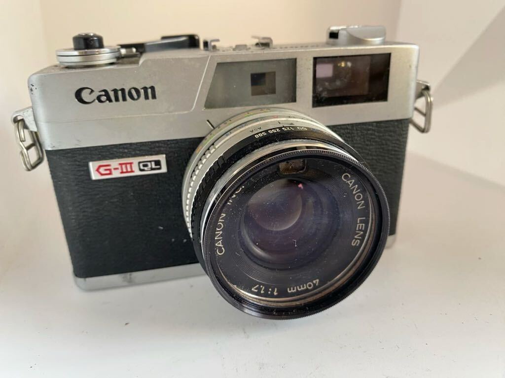 1円スタート Canon キャノン フィルムカメラ G-Ⅲ QL カメラ _画像2