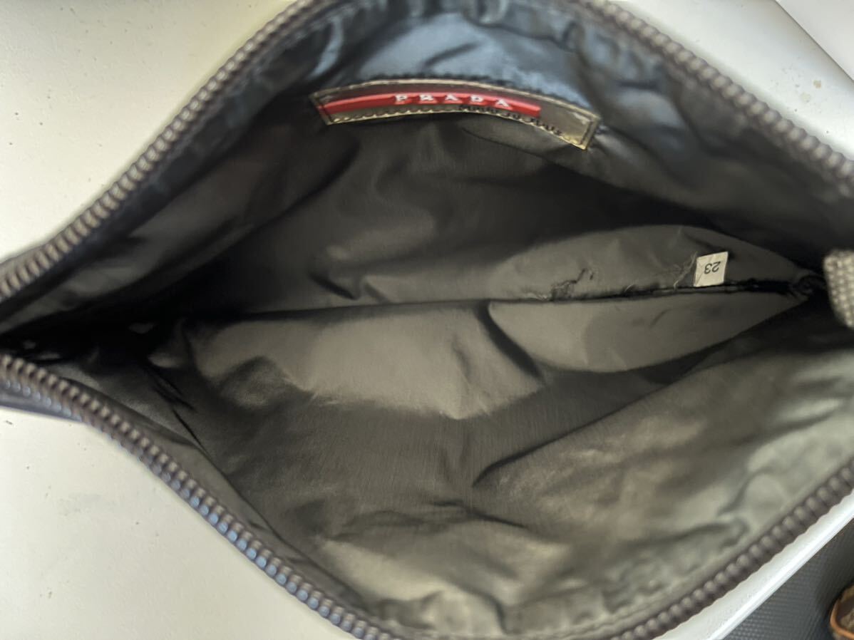 1 иен старт PRADA SPORTS Prada спорт сумка черный чёрный косметичка cosme tik сумка дорожная сумка 