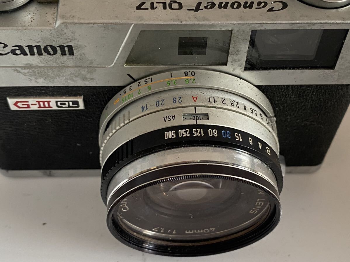 1円スタート Canon キャノン フィルムカメラ G-Ⅲ QL カメラ _画像4