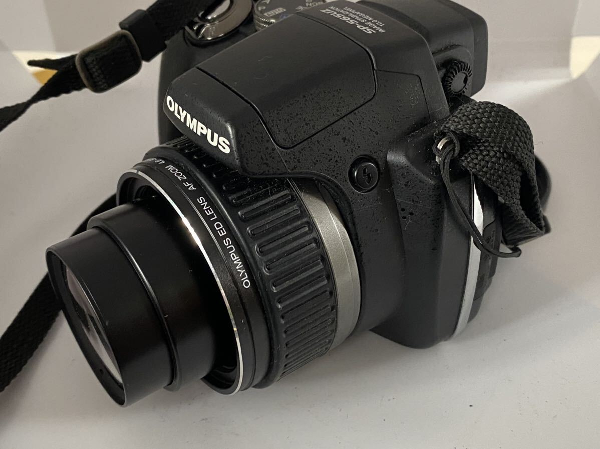 1 jpy start OLYMPUS Olympus compact digital camera SP-565UZ digital camera AF ZOOM 4.6-92mm 1:2.8-4.5 digital camera black 
