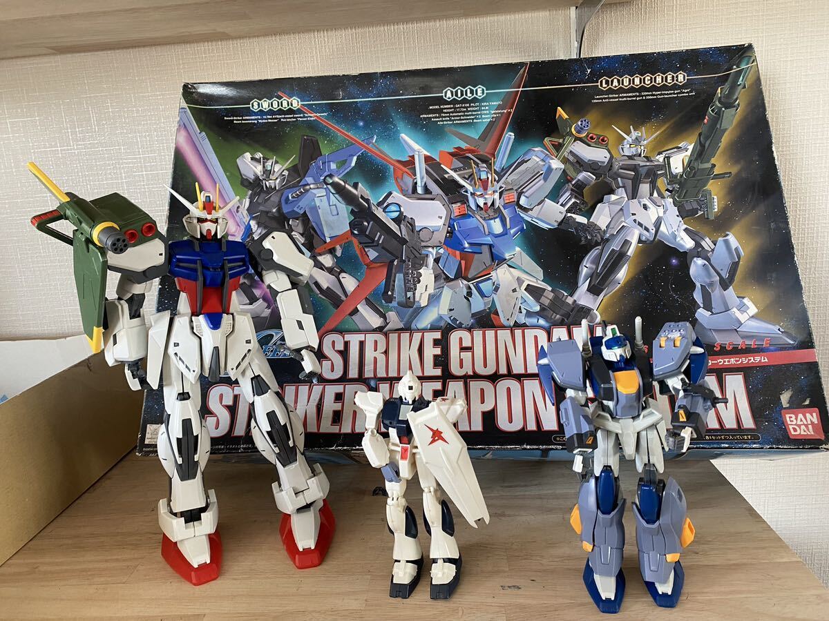 1円スタート BANDAI 機動戦士 ガンダムSEED ガンダムシード 1/60 コレクション ストライカーウエポンシステム ストライクガンダム _画像2