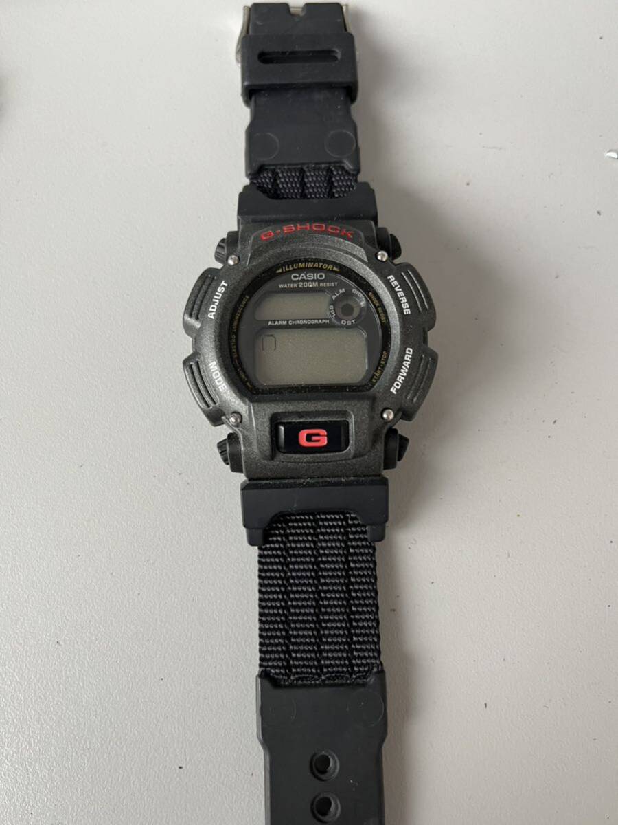 1円スタート CASIO G-SHOCK メンズ 腕時計 DW-9050 デジタル ブラック カシオ Gショック の画像1