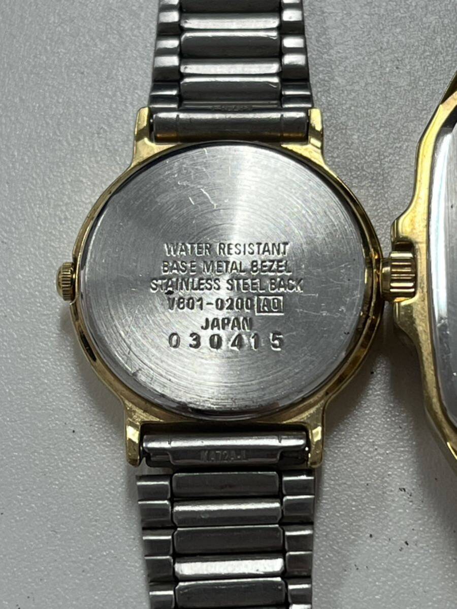 ●1円スタート SEIKO ALBA メンズ レディース 腕時計 クォーツ 6点まとめ V601-0200 7N33-K003 V501-0BJ0 V501-6B90 Y143-8141 V501-0BC0の画像5