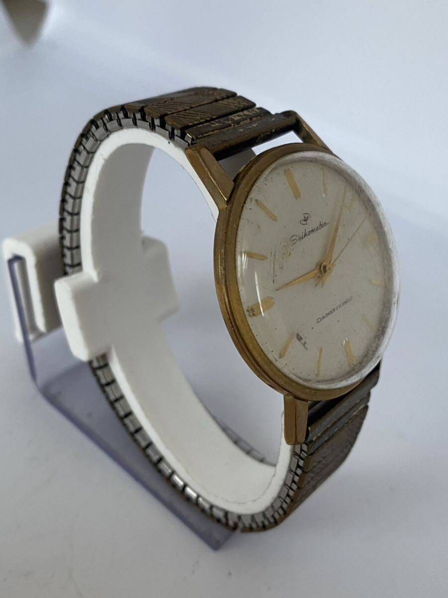 1円スタート SEIKO MATIC セイコー マチックJ14064D メンズ腕時計 自動巻き 腕時計_画像4