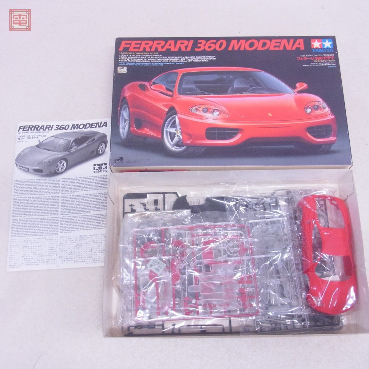  не собран Tamiya 1/24 Ferrari 360 modena спорт машина серии NO.228 TAMIYA FERRARI MODENA[20