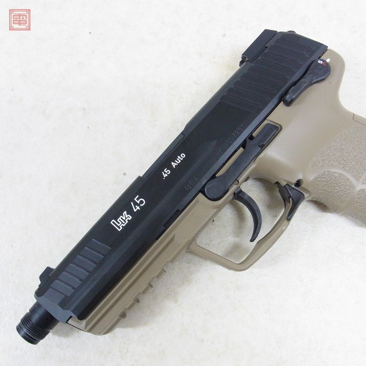 東京マルイ ガスブロ HK45 タクティカル H&K TACTICAL フラッシュライト付 ブローバック GBB 現状品【20の画像5