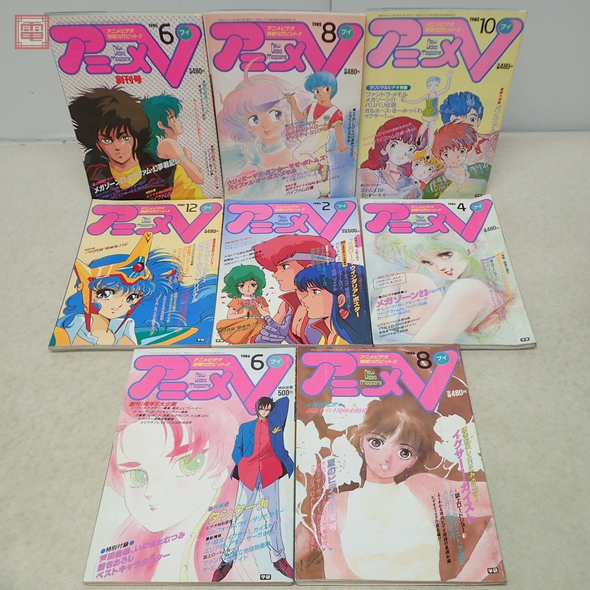  аниме biV+ мой аниме совместно 14 шт. комплект 1984 год ~1986 год Creamy Mami Mobile Suit Z Gundam подлинная вещь Showa Retro продажа комплектом [20