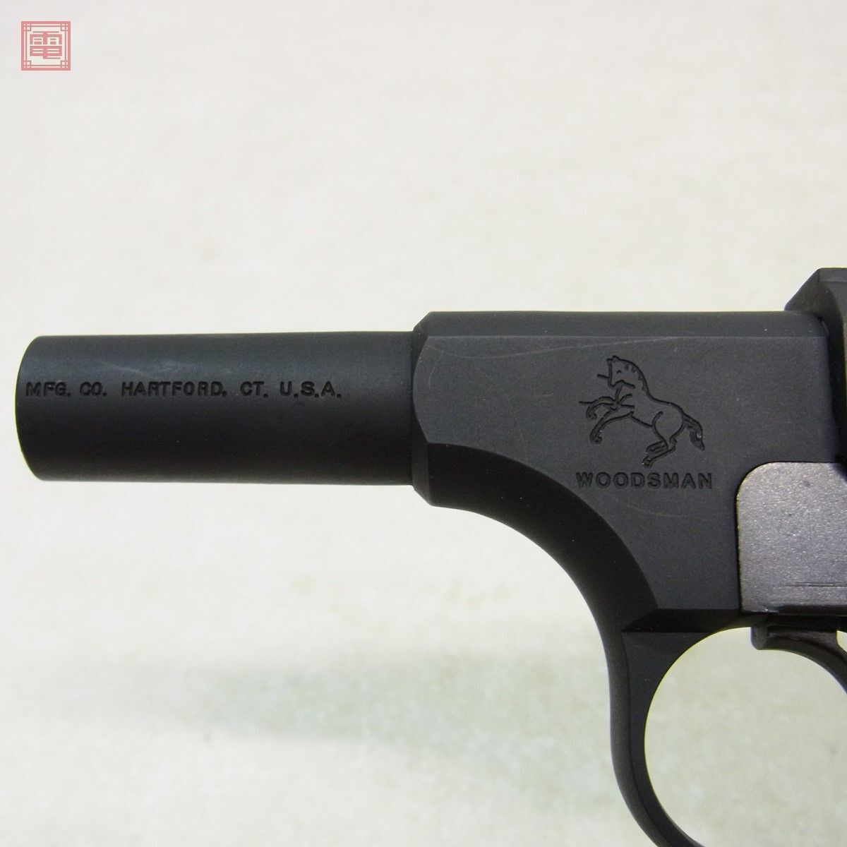 CAW モデルガン コルト ウッズマン ショートバレルカスタム HW 木製グリップ COLT WOODSMAN SPG 現状品【20の画像7