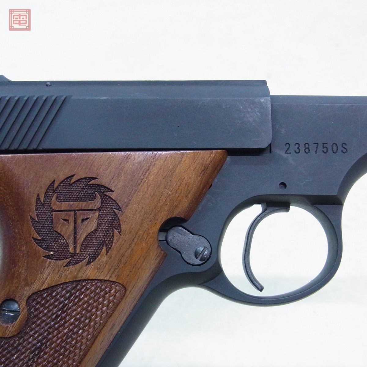 CAW model gun Colt Woods man Short barrel custom HW wooden grip COLT WOODSMAN SPG present condition goods [20