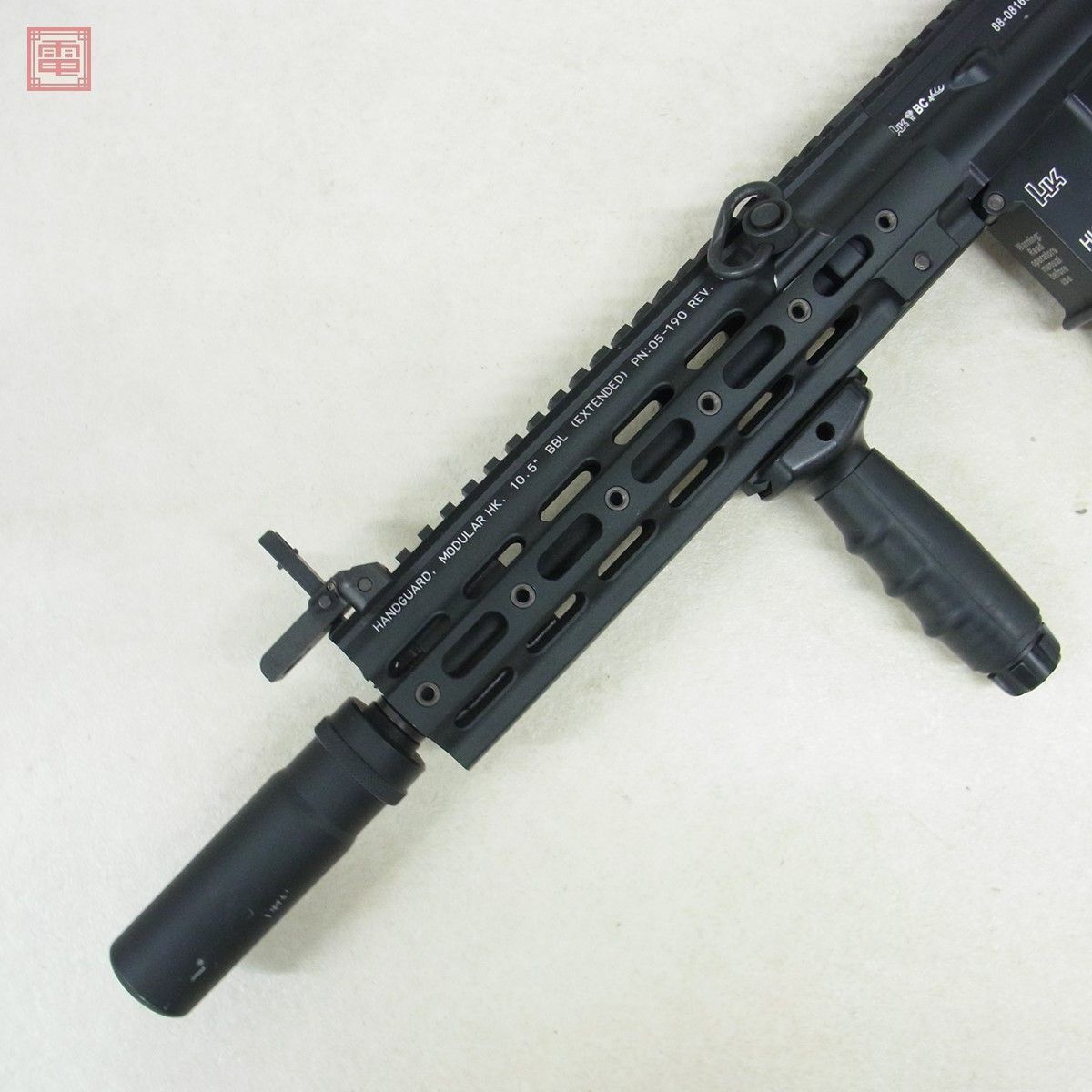  custom goods Tokyo Marui next generation electric gun HK416D hand guard exchangeable silencer foa grip present condition goods [40