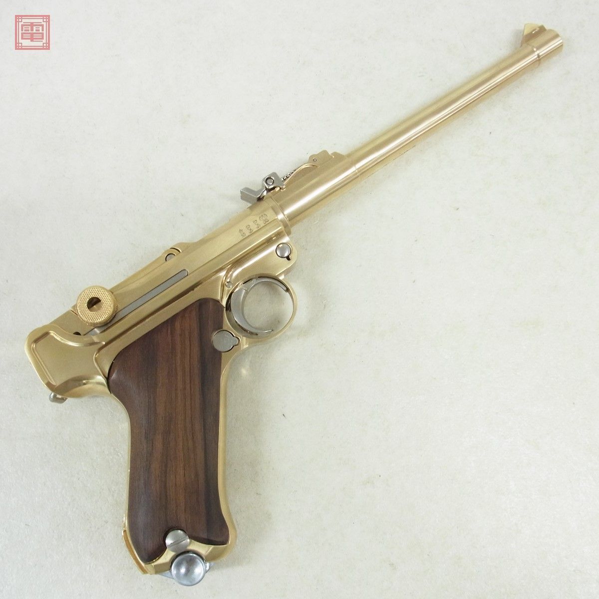  Marushin made of metal model gun Luger P08 P-08 8 -inch 22KGP LUGER wooden grip SMG present condition goods [20