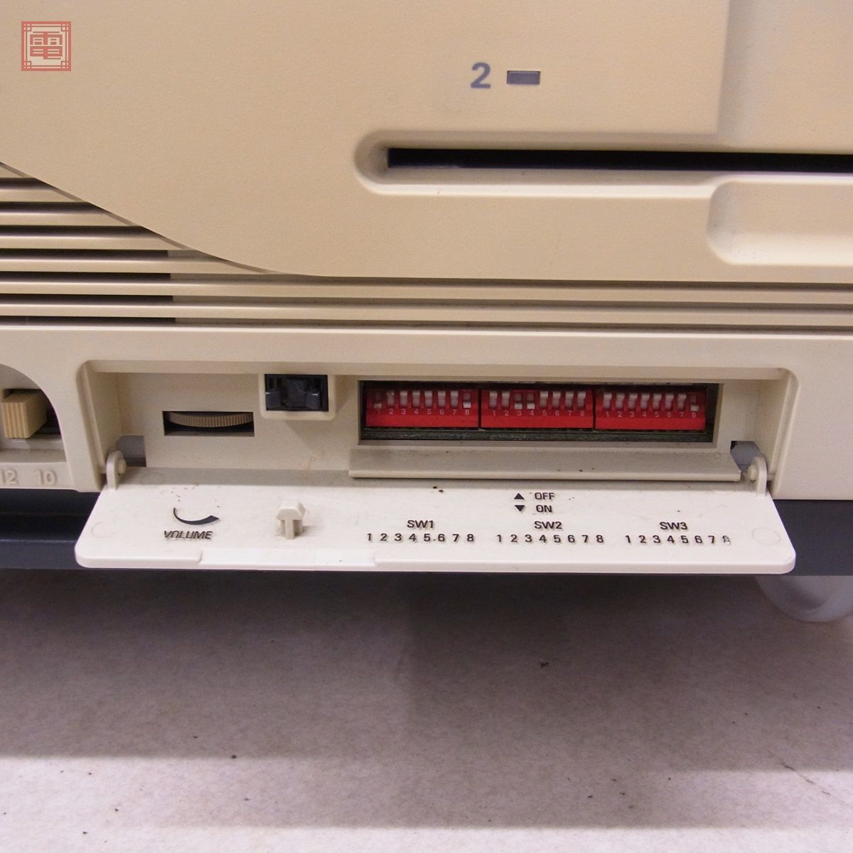 NEC PC-9801RX2 本体 通電OK キーボード + モニター PC-KD852 まとめてセット ジャンク パーツ取りにどうぞ【BA_画像8