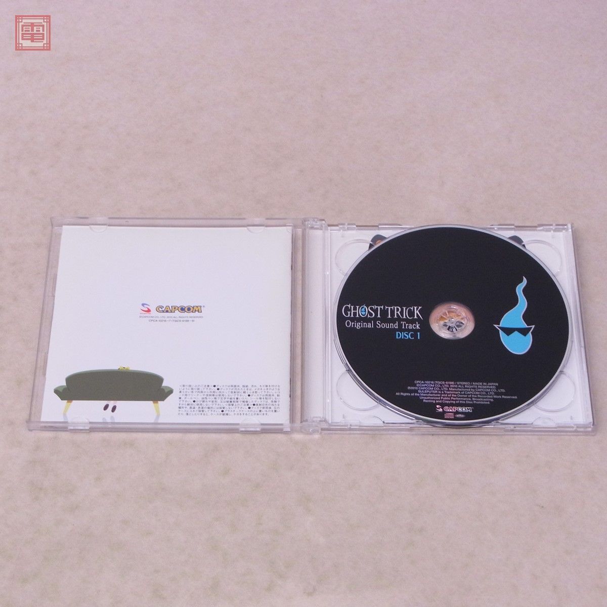 動作保証品 CD ゴーストトリック オリジナル・サウンドトラック カプコン CAPCOM GHOST TRICK Original Sound Track【10の画像2