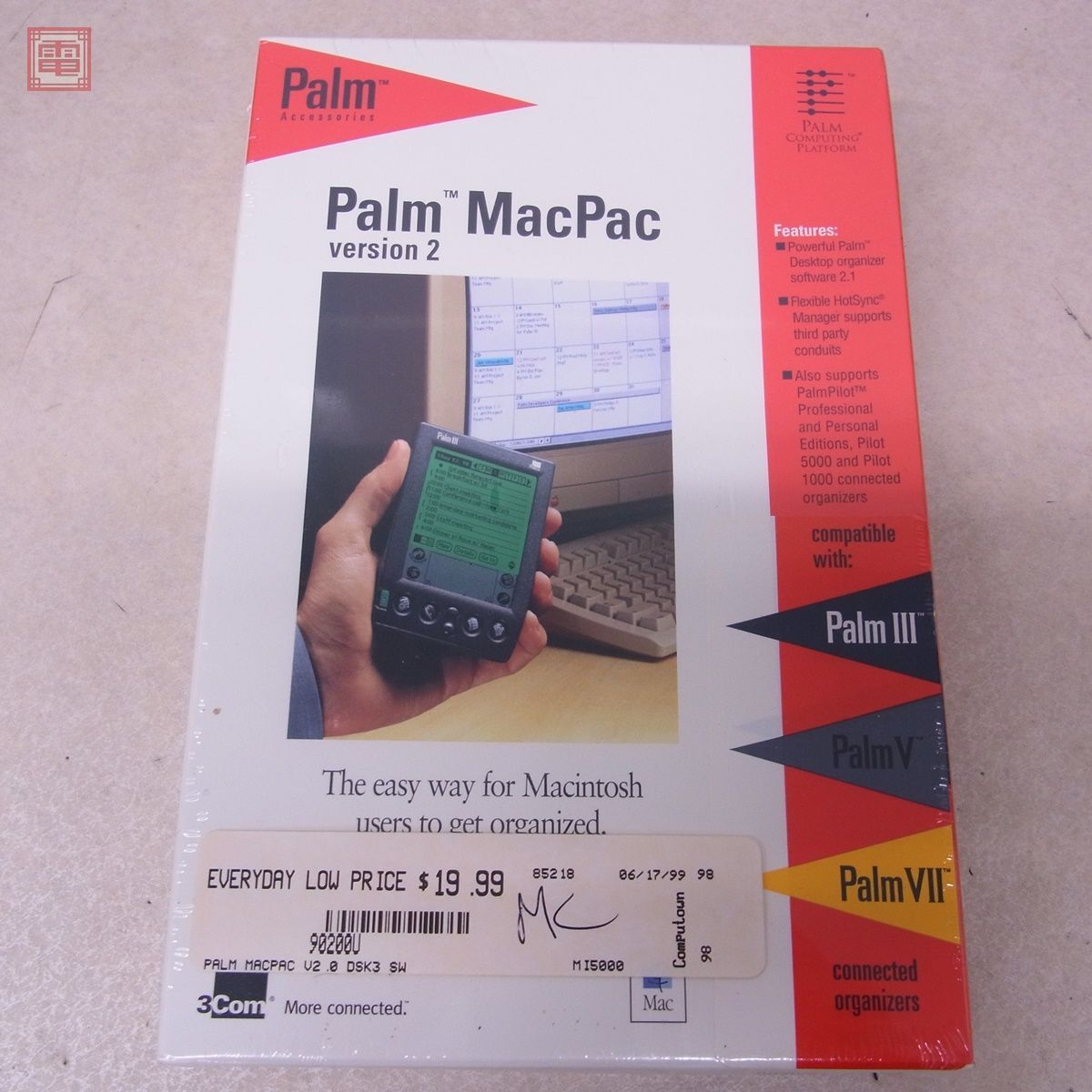 未開封 Palm MacPac version 2 パーム マックパック 3Com 【10