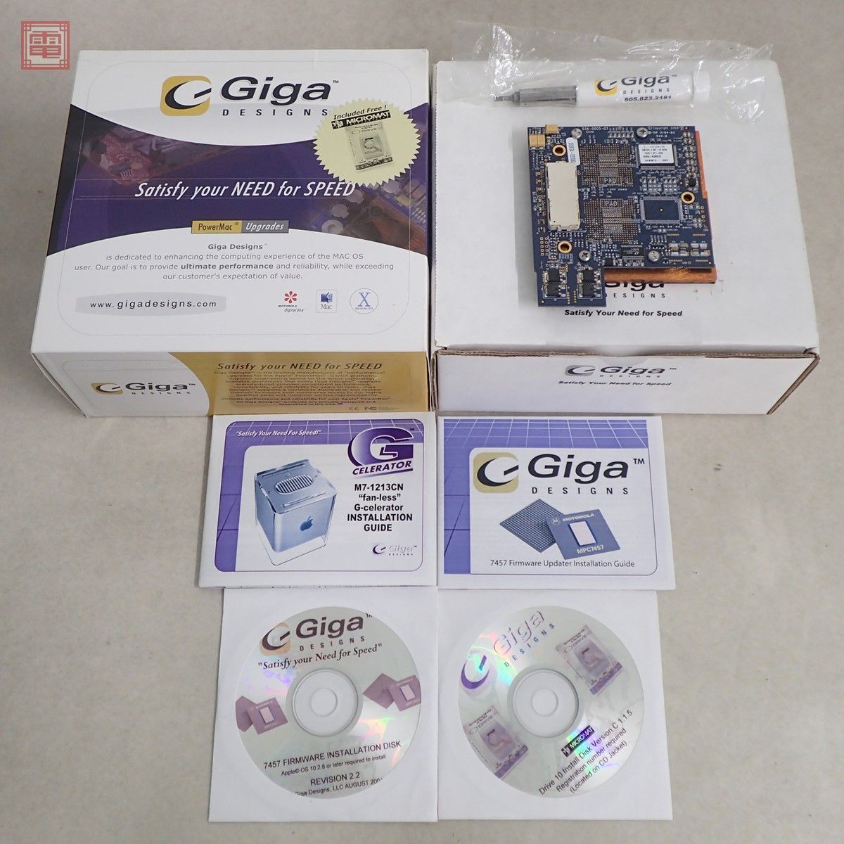 Power Mac G4 Cube用 G-Celerator M7-1213CN GigaDesigns 箱付 動作未確認【20の画像1