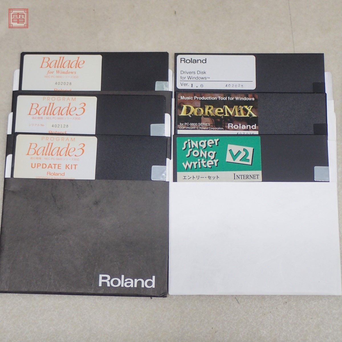 PC-9800/PC-486 correspondence Roland Mu ji.55 for Windows DTM-55N-W SC-55mkII box *FD attaching operation not yet verification [20