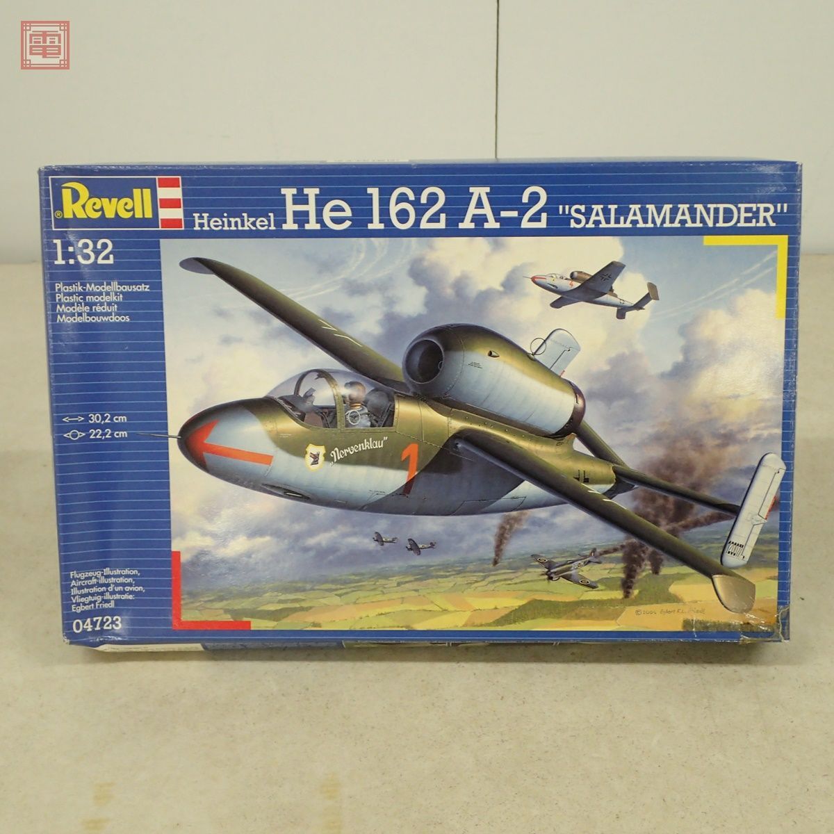  не собран Revell 1/32 He 162 A-2 саламандра No.04723 Revell SALAMANDER[20