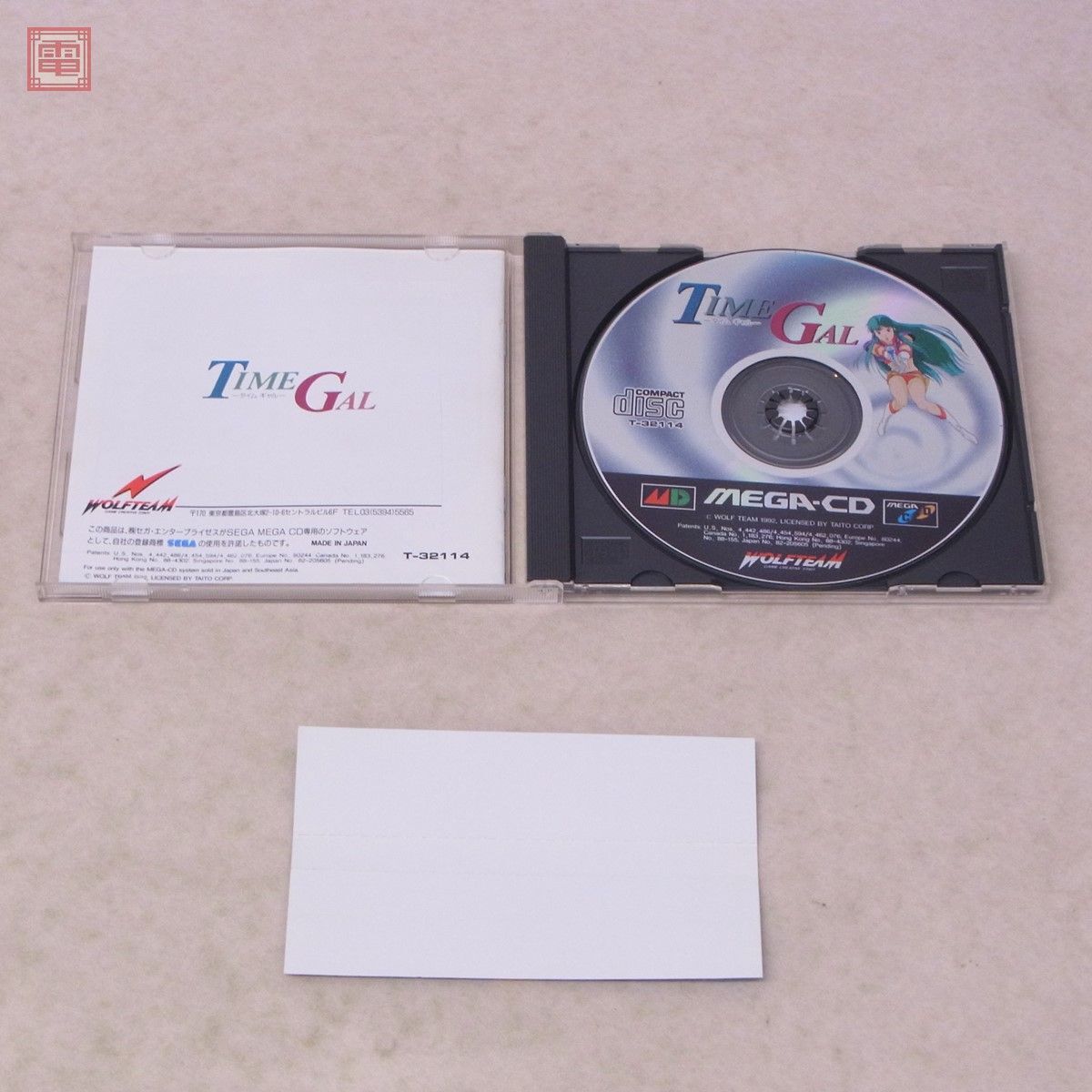  operation guarantee goods MD mega CD time girl TIME GAL Wolf team WOLFTEAM box opinion with belt [10