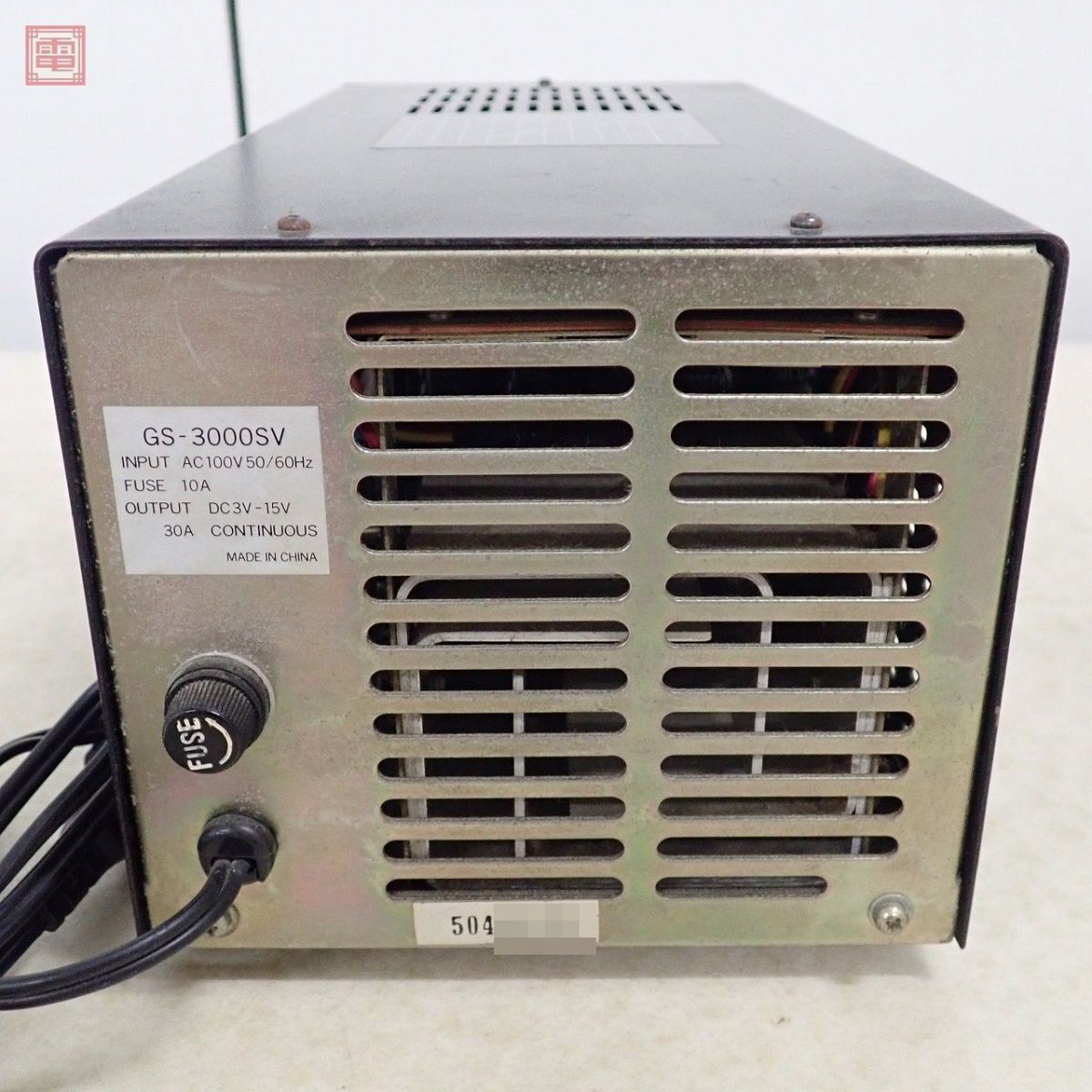  the first radio wave GS-3000SV DC13.8V MAX30A DC power supply direct current stabilizing supply diamond diamond [20