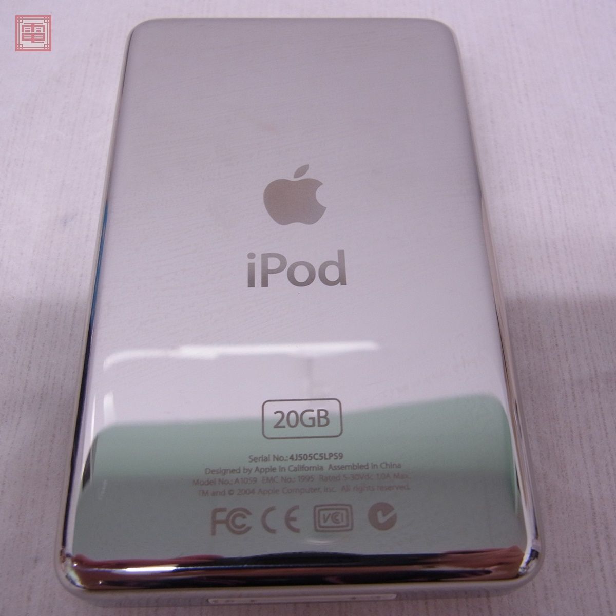 Apple iPod 20GB M9282J/A （A1059) + iPod Dock M9602G/A まとめてセット アップル アイポッド 箱説付 簡易動作確認済 【20_画像5
