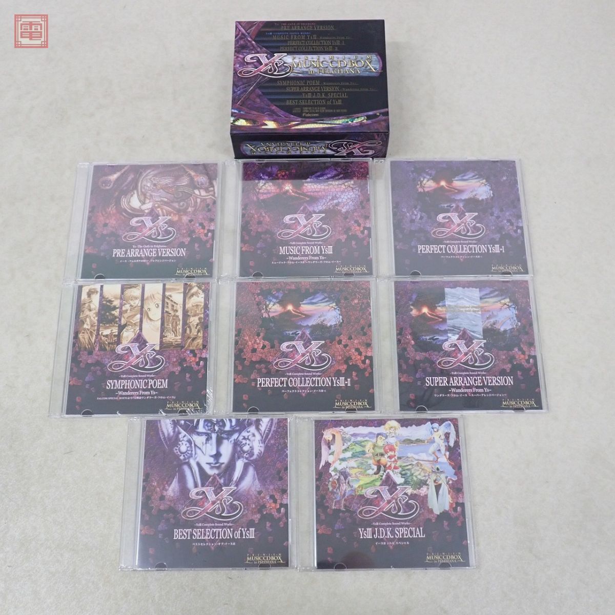 動作保証品 CD ファルコムスペシャルボックス ’89 / イースIII J.D.K. Special / Ys PREMIUM MUSIC CD BOX in FELGHANA 等 4点セット【10_画像4