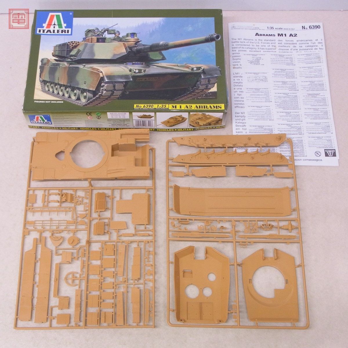 未組立 イタレリ/AFVクラブ他 パラディン 自走榴弾砲/M1A2 エイブラムス/M40 ビッグショット/ソビエト戦車 T-55A 計4点セット【40_画像6