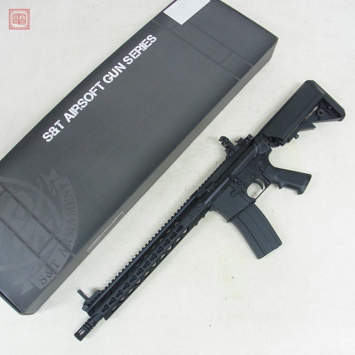 S&T ガスブロ AR15A4 ST-GBB-08CK13-BK GBB ブローバック 現状品【40_画像1