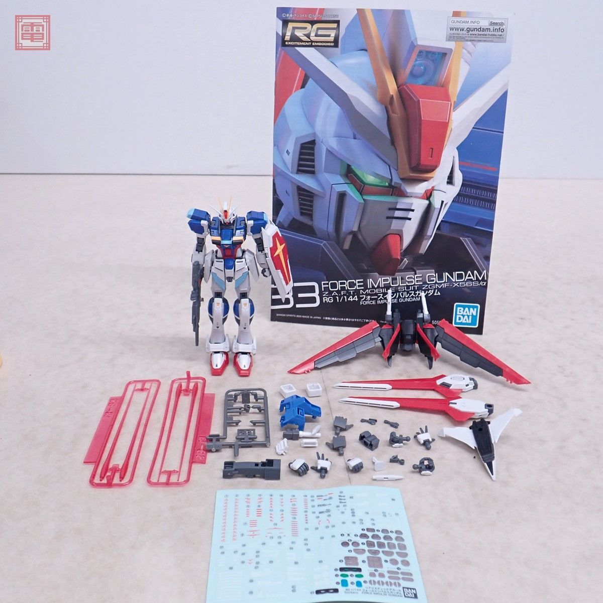 組立済 バンダイ RG 1/144 フォースインパルスガンダム 機動戦士ガンダムSEED Destiny BANDAI GUNDAM ガンプラ ジャンク【20_画像1