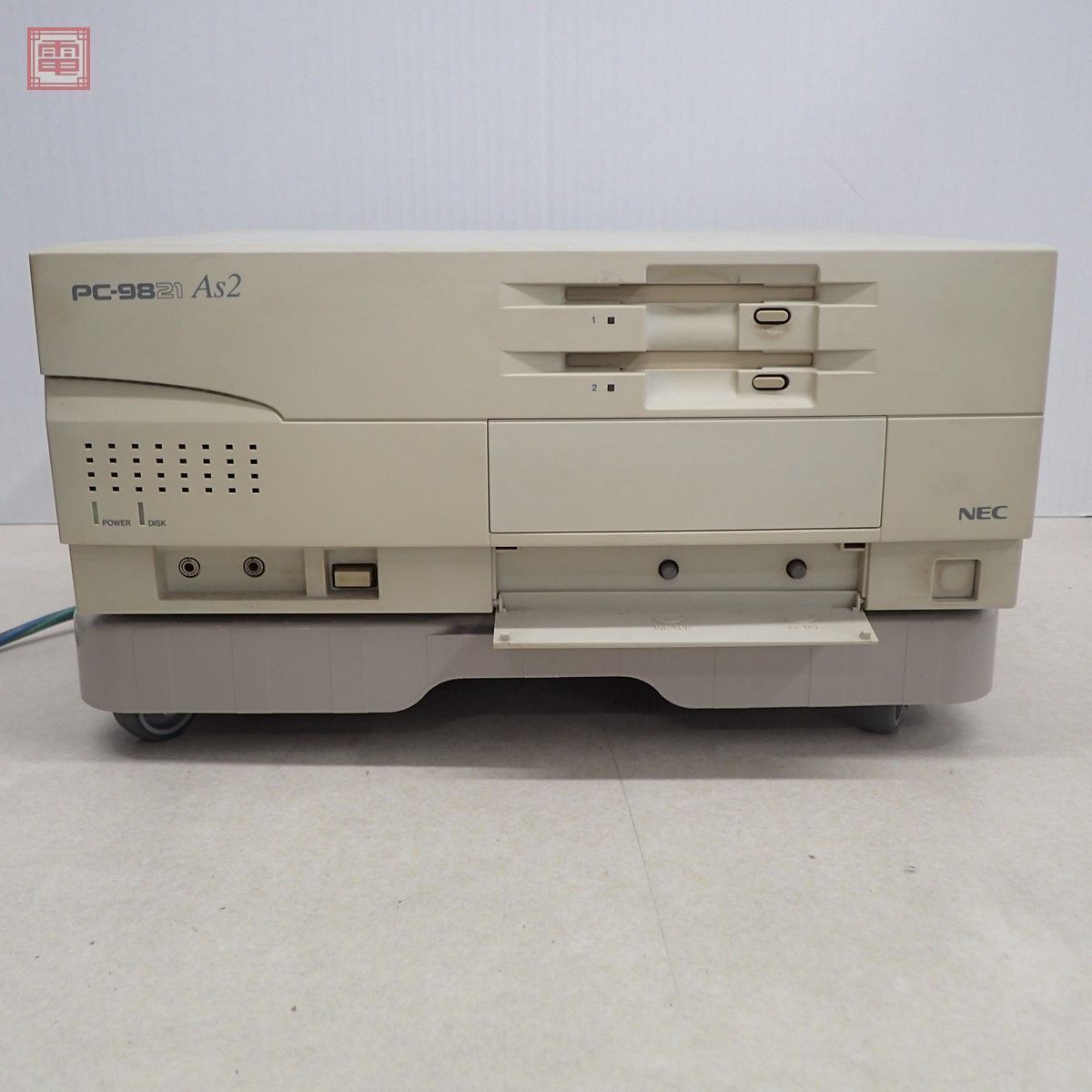 NEC PC-9821As2/U2 本体 日本電気 通電のみ確認 HDD無し パーツ取りにどうぞ【40_画像1