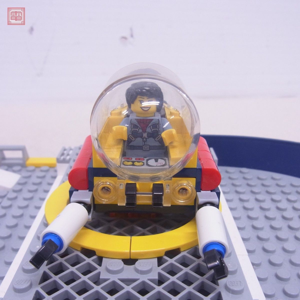組立済 レゴ シティ 60266 海の探検隊 海底探査船 LEGO CITY 現状品【FD_画像7