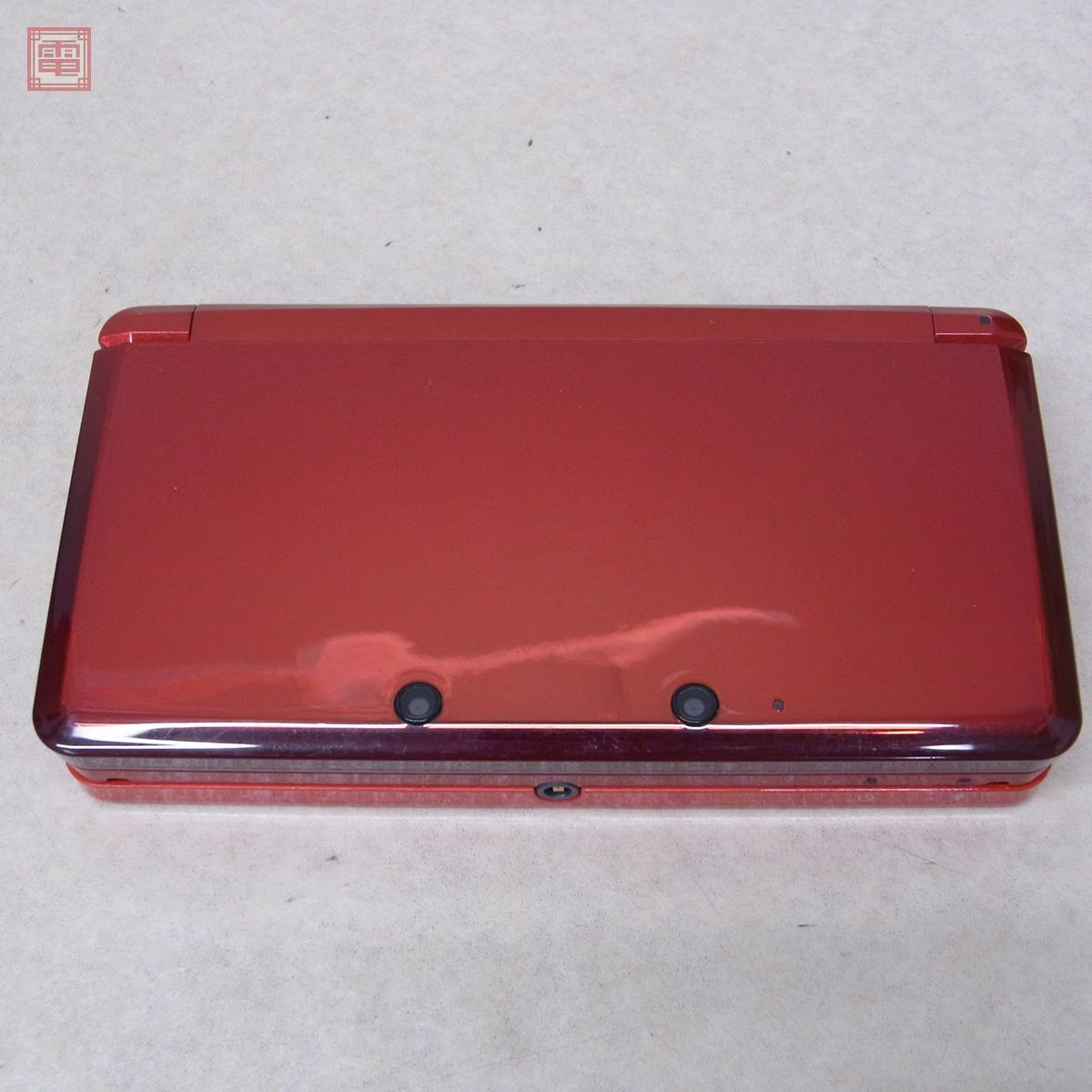 動作品 ニンテンドー3DS 本体 CTR-001 フレアレッド FLARE RED 任天堂 Nintendo 箱説付【20_画像3