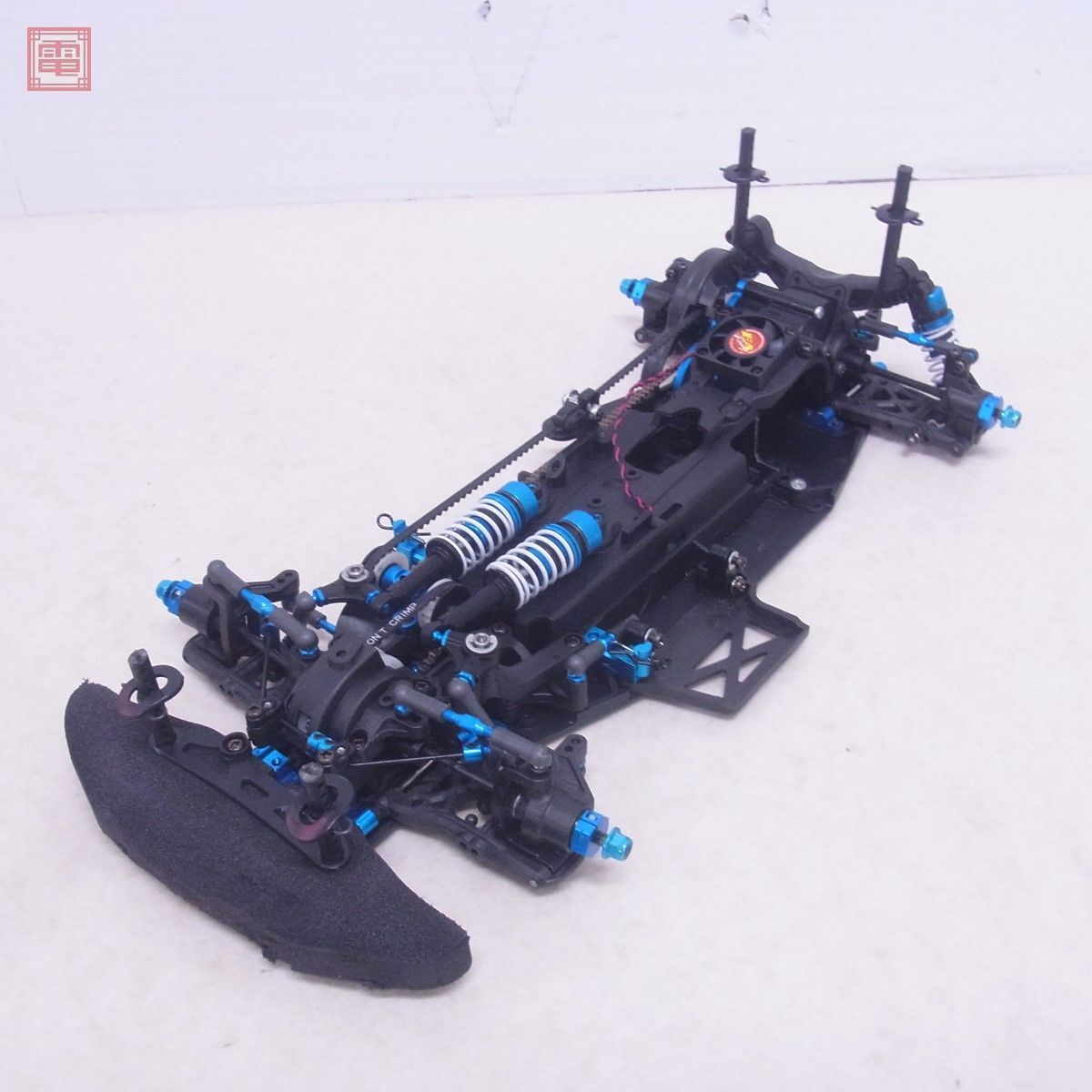 タミヤ 1/10 TA06 PRO シャーシ メカ未搭載 ボディ付き 電動RCカー ラジコン TAMIYA 動作未確認 現状品【20_画像4