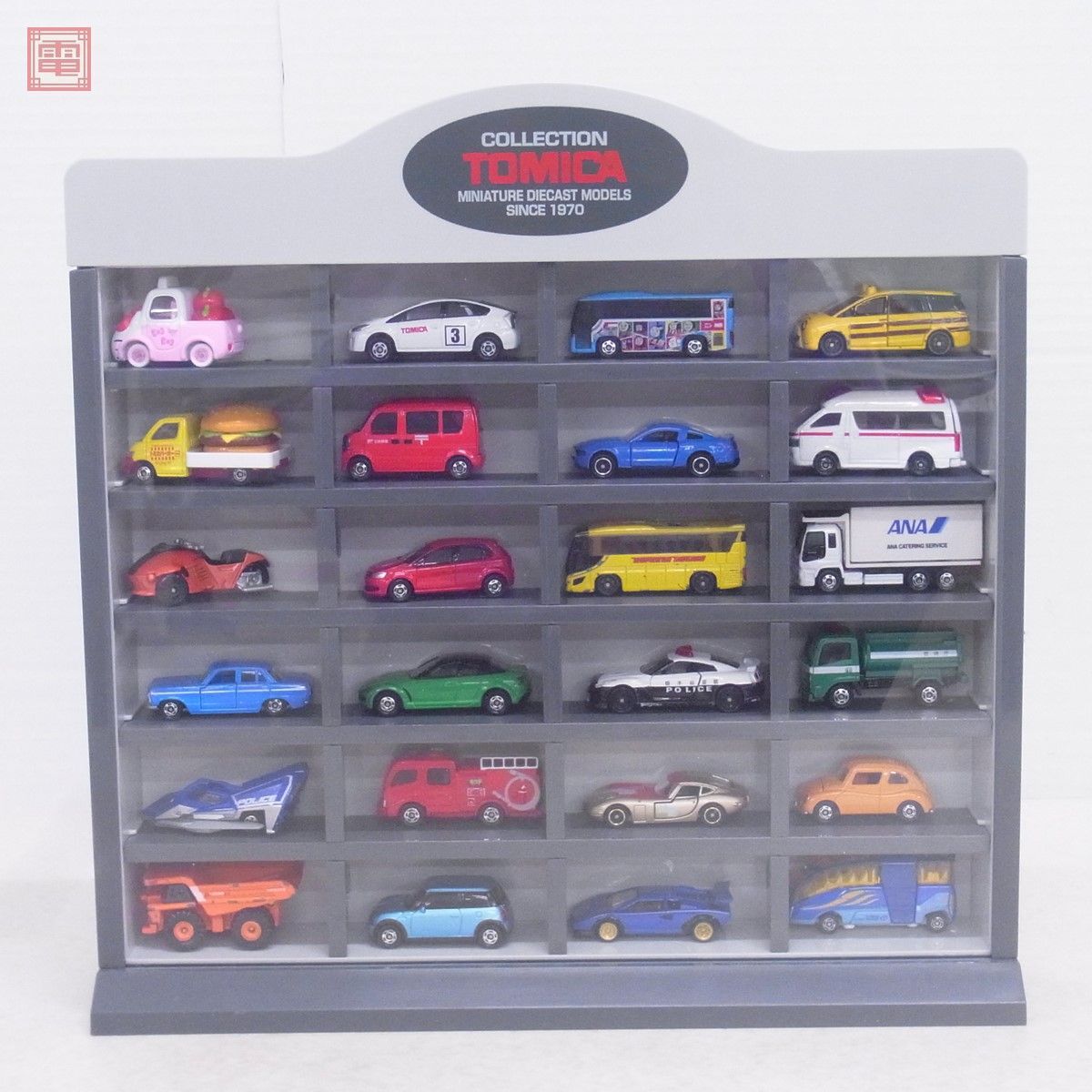 トミカ コレクションケース + ベトナム製 トミカ 24台 まとめてセット トミー TOMY TOMICA 現状品【40_画像1