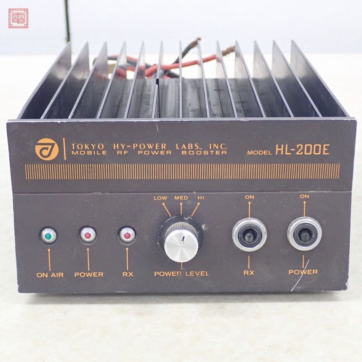 1 jpy ~ Tokyo high power HL-200E linear amplifier 1.9MHz~30MHz HF obi 100W~200W[20
