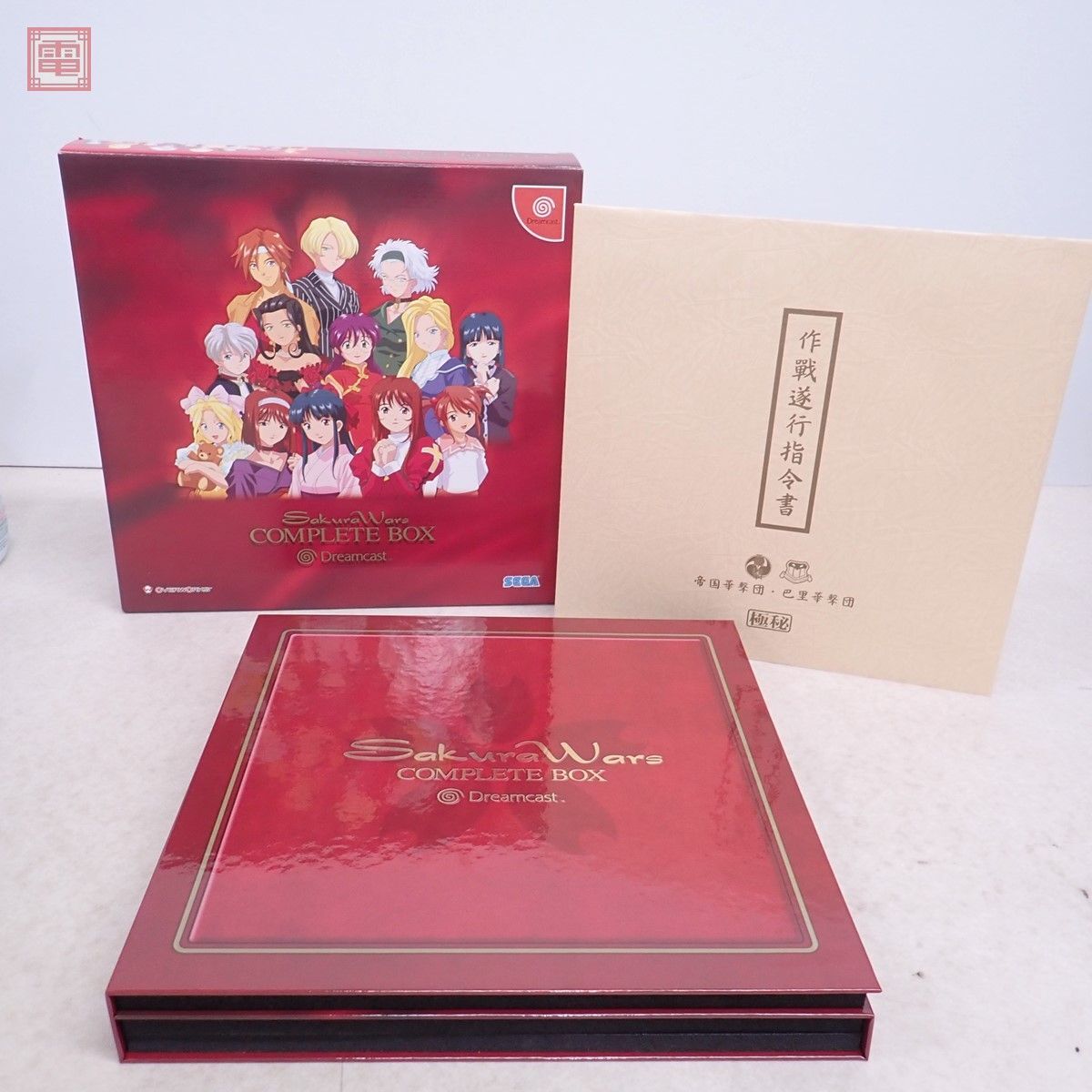  operation guarantee goods DC Dreamcast Sakura Taisen Complete box over Works OVERWORKS Sega SEGA box opinion attaching [20
