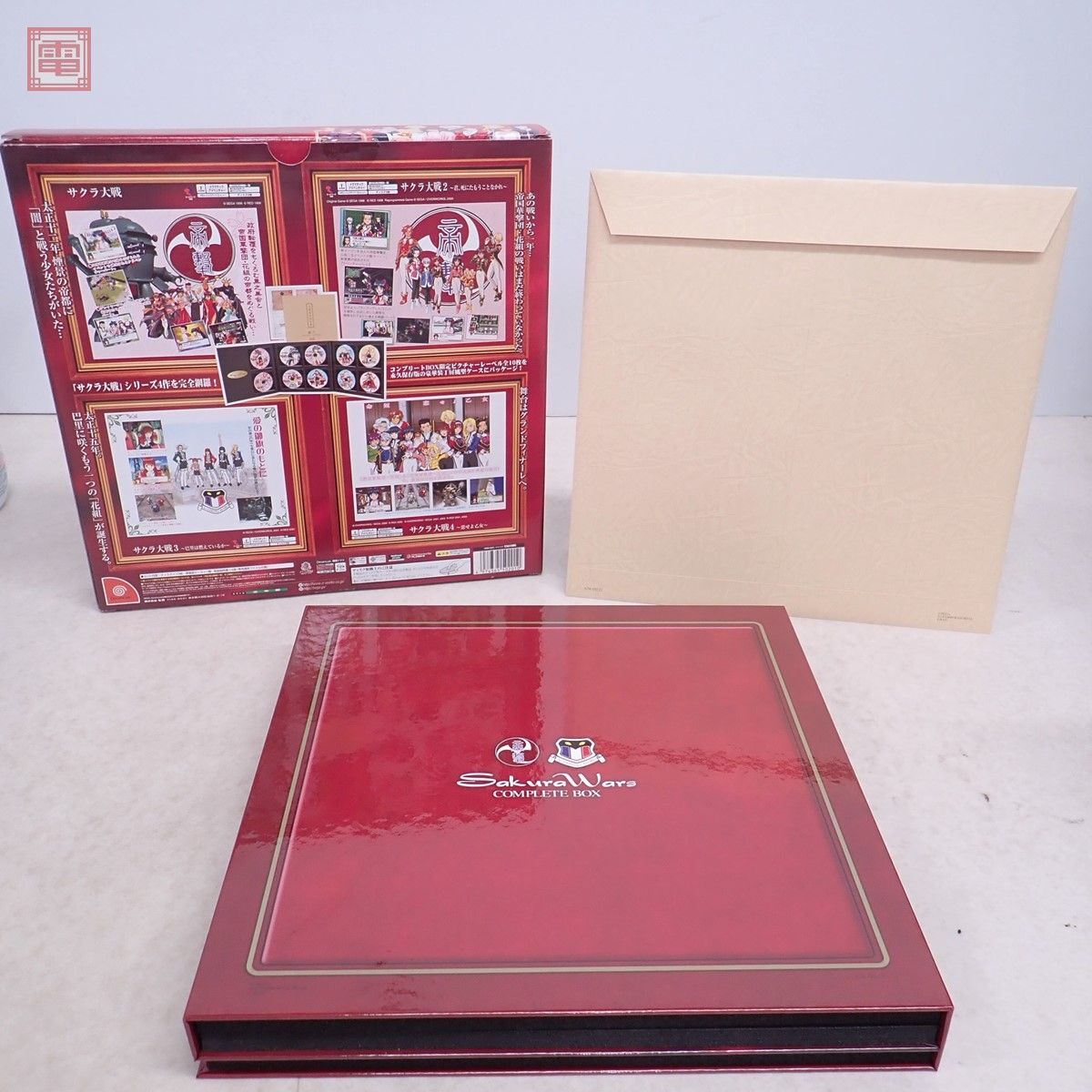  operation guarantee goods DC Dreamcast Sakura Taisen Complete box over Works OVERWORKS Sega SEGA box opinion attaching [20