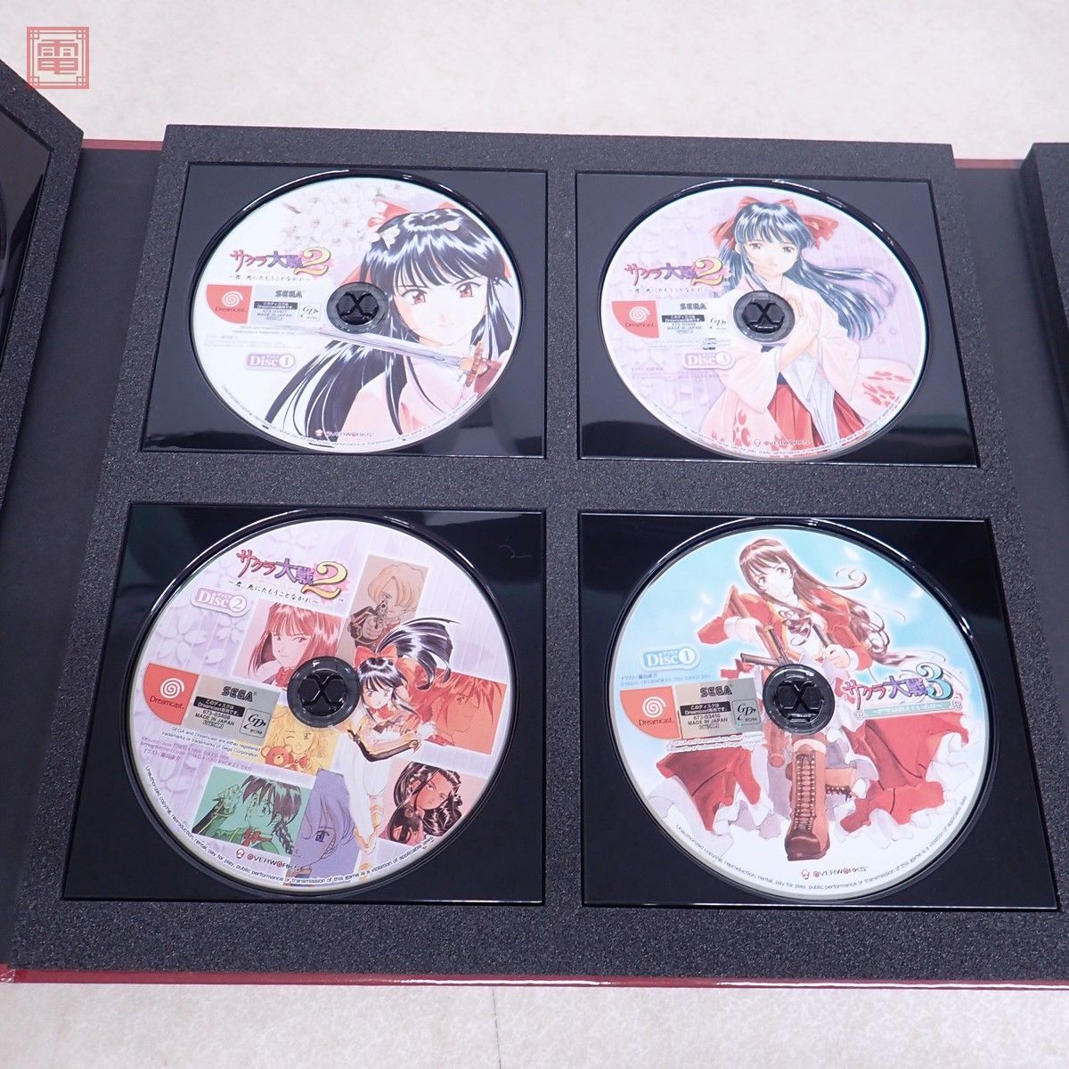  operation guarantee goods DC Dreamcast Sakura Taisen Complete box over Works OVERWORKS Sega SEGA box opinion attaching [20