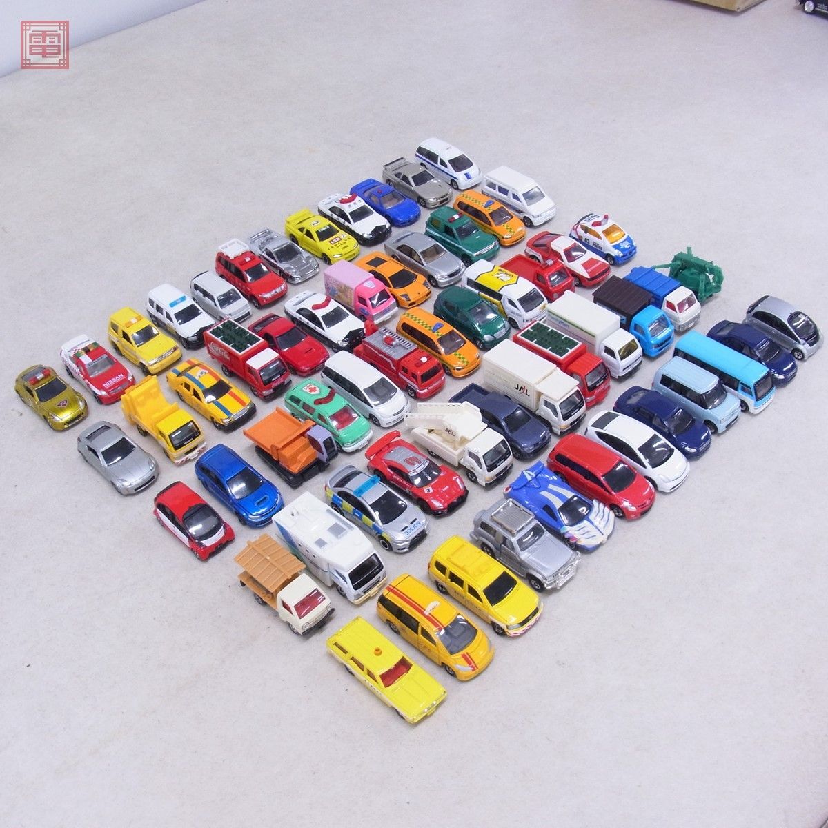  Tomica made in China Nissan Skyline GT-R R34/ Honda NSX/ Mitsubishi triton other together 60 pcs. set car body only TOMICA present condition goods [20