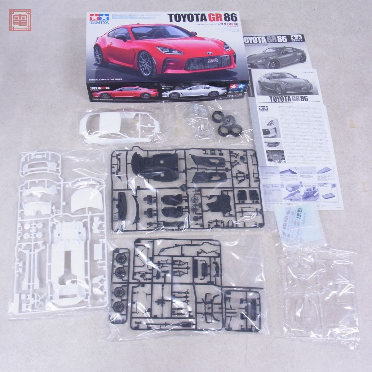 未組立 タミヤ 1/24 トヨタ GR 86/フォード GT/ポルシェ ターボ RSR 934 イェーガーマイスター 計3点セット TAMIYA【20_画像3