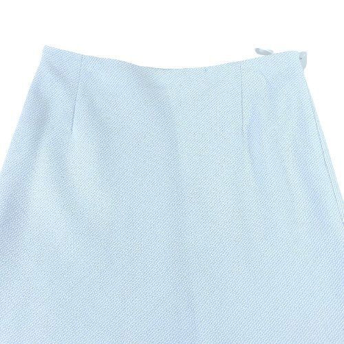 ■【ANAYI】アナイ/ひざ丈　台形スカート[38/Mサイズ相当]ライトブルー《美品》/_画像3